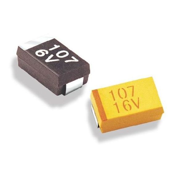 Condensatore elettrolitico tantalio SMD 1uF 35V - confezione 5 pezzi Condensatore elettrolitico tantalio SMD 1uF 35V - confezione 5 pezzi